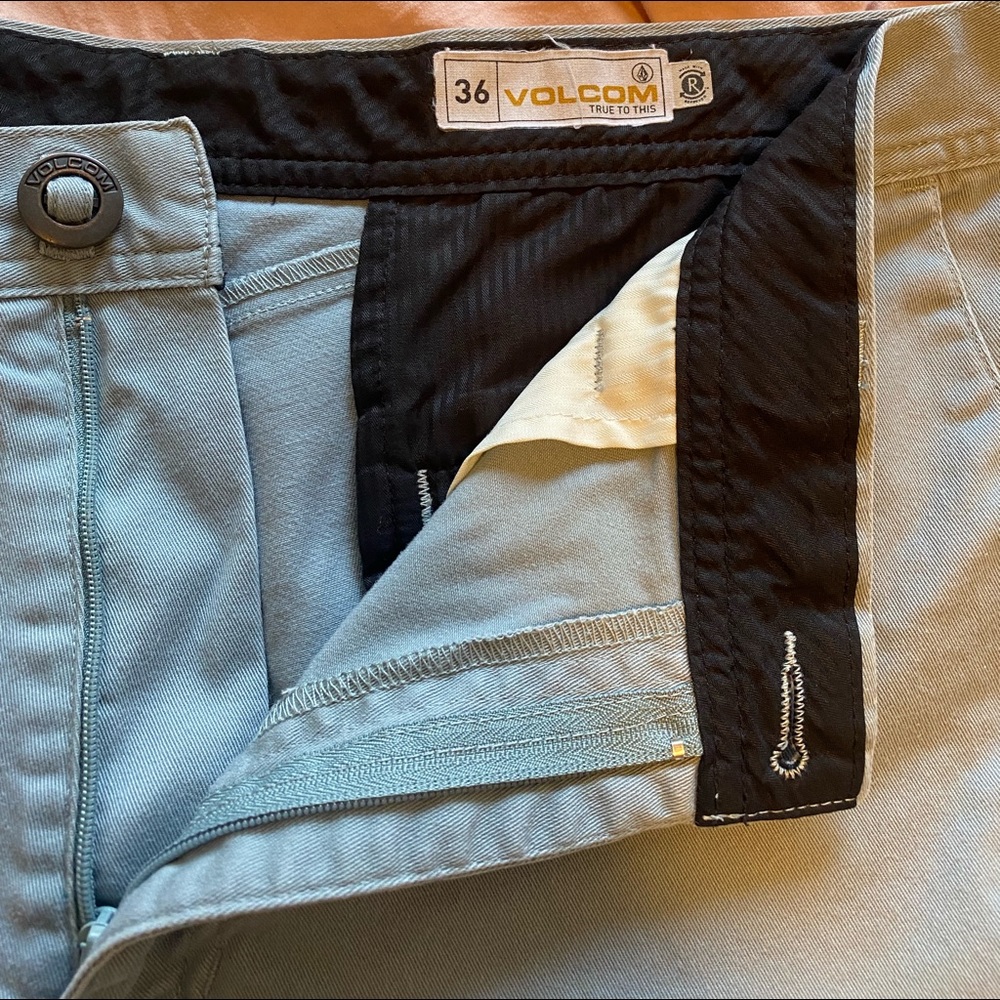 Light blue Volcom shorts